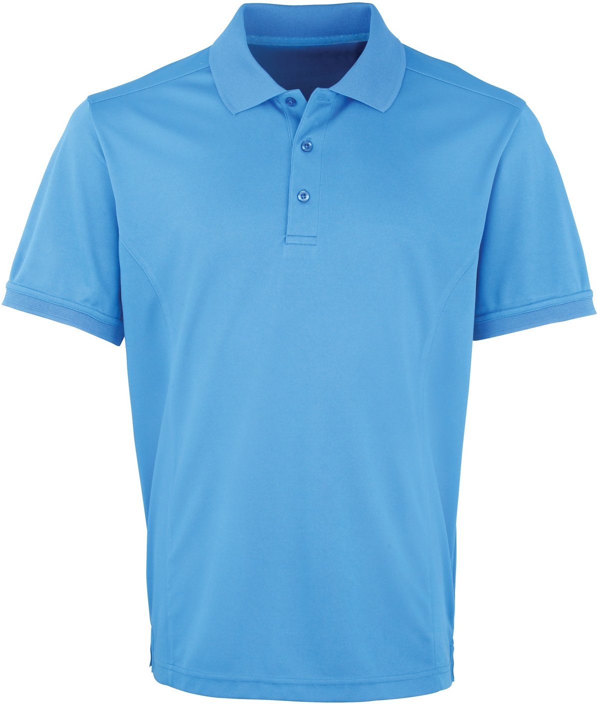 Premier Mens Coolchecker Pique Kurzarm-Polo T-Shirt (Saphir)