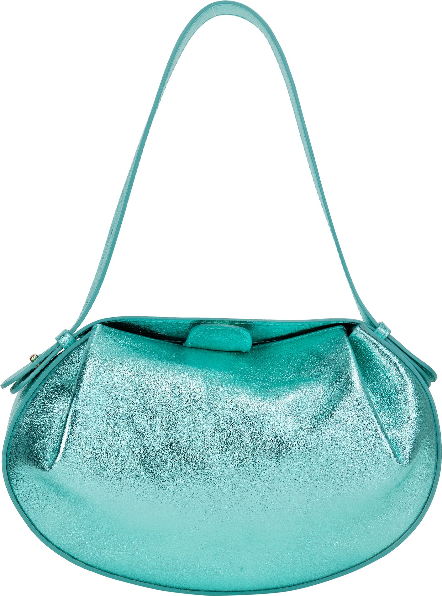 FELIPA Handtasche Damen Laminat Malachit