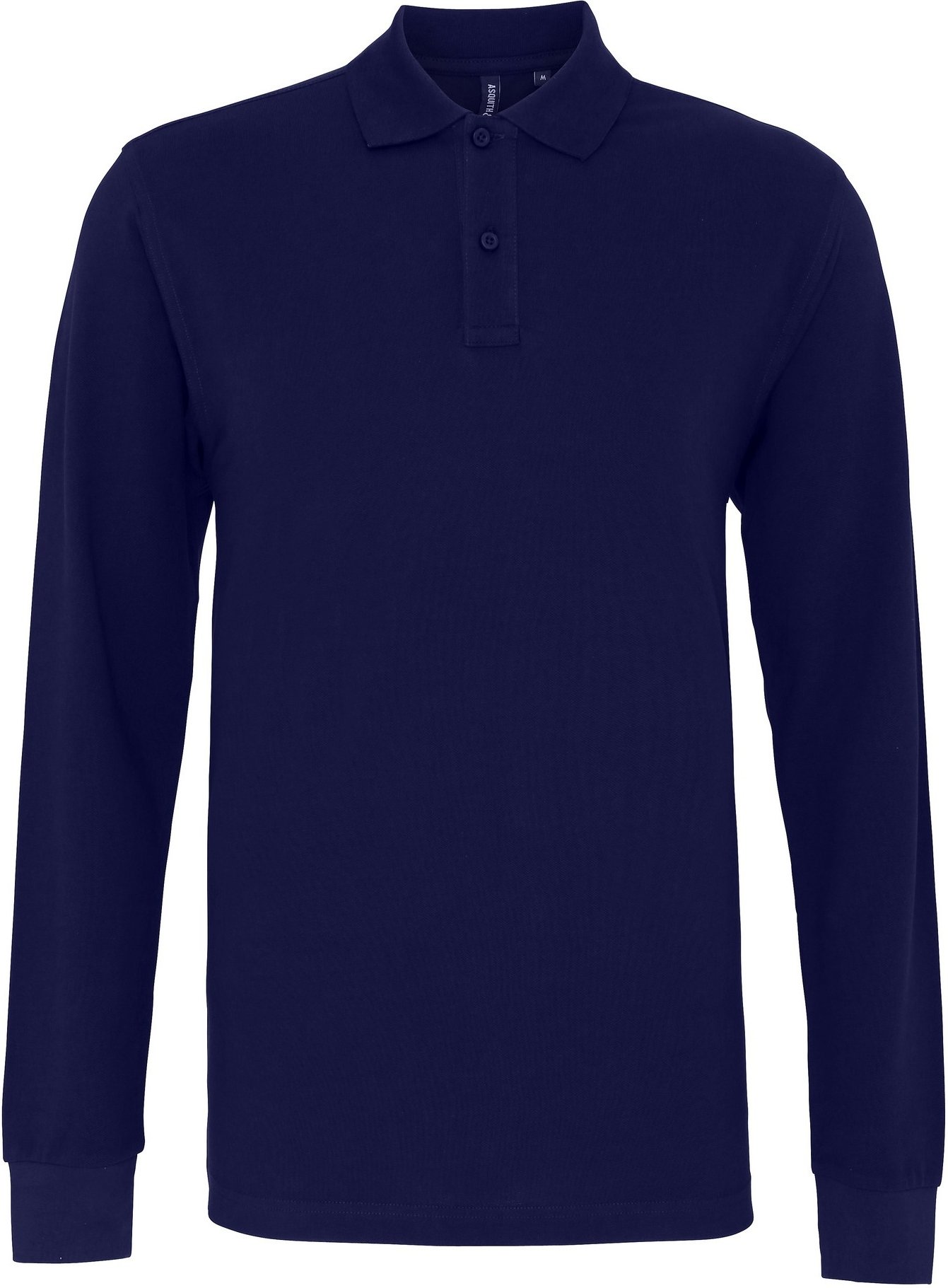 Asquith & Fox Herren Classic Fit Langarm-Poloshirt (Marine)