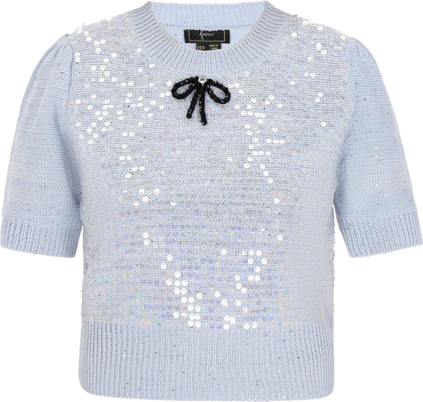 Faina Pullover Frauen hellblau