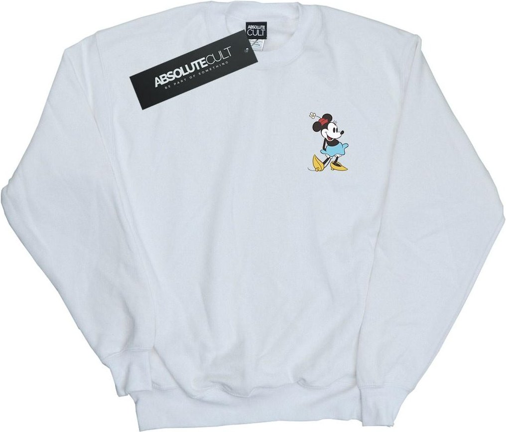 Disney - "Minnie Mouse Kick Chest" Sweatshirt für Damen (Weiß)