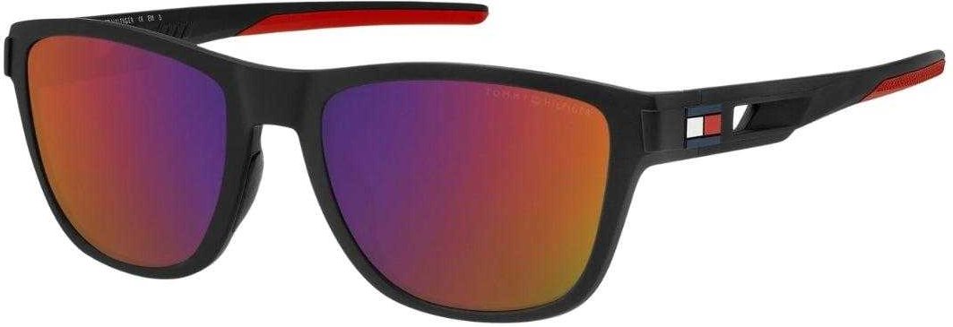 Tommy Hilfiger - Matt-Sonnenbrille für Herren (Violett/Schwarz)