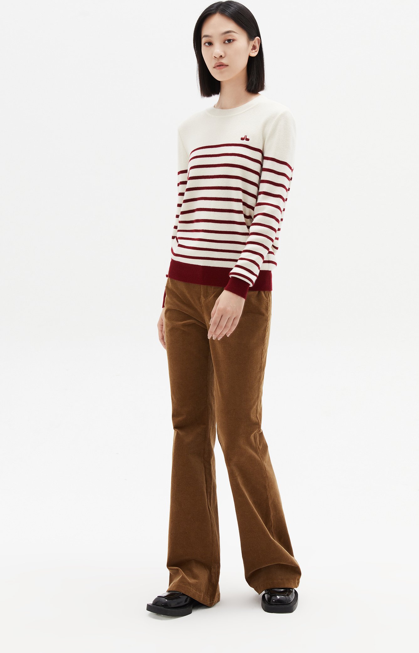 LILY CORDUROY LEICHT AUSGESTELLTE HOSE