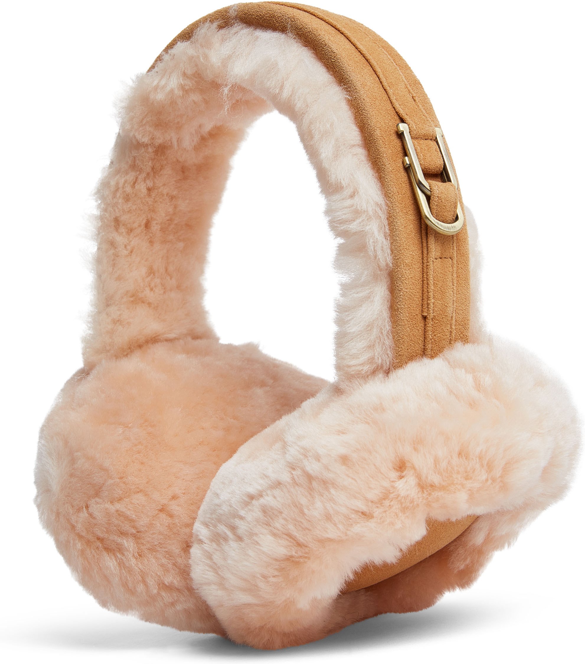 Ohrenschützer für Damen im Winter, superweich, flauschig, hellbraun, warme und gemütliche Ohrenwärmer