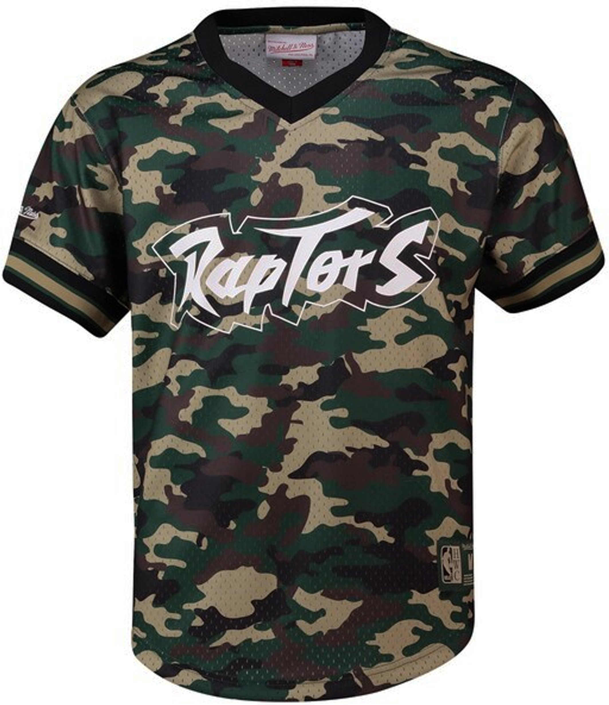 Mitchell & Ness NBA Toronto Raptor Herren Camo Mesh T-Shirt