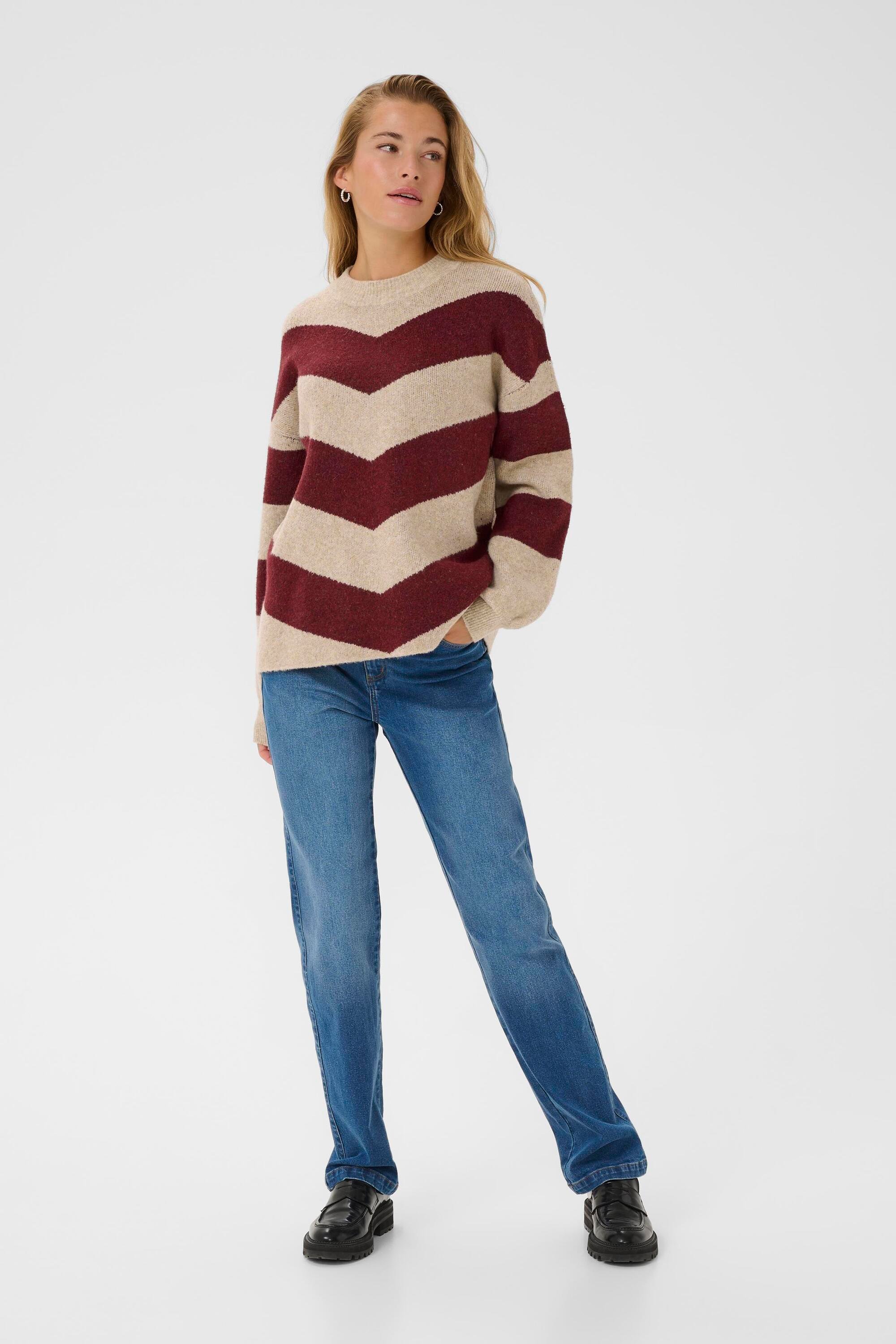 Strickpullover KAverana Baggy fit beige