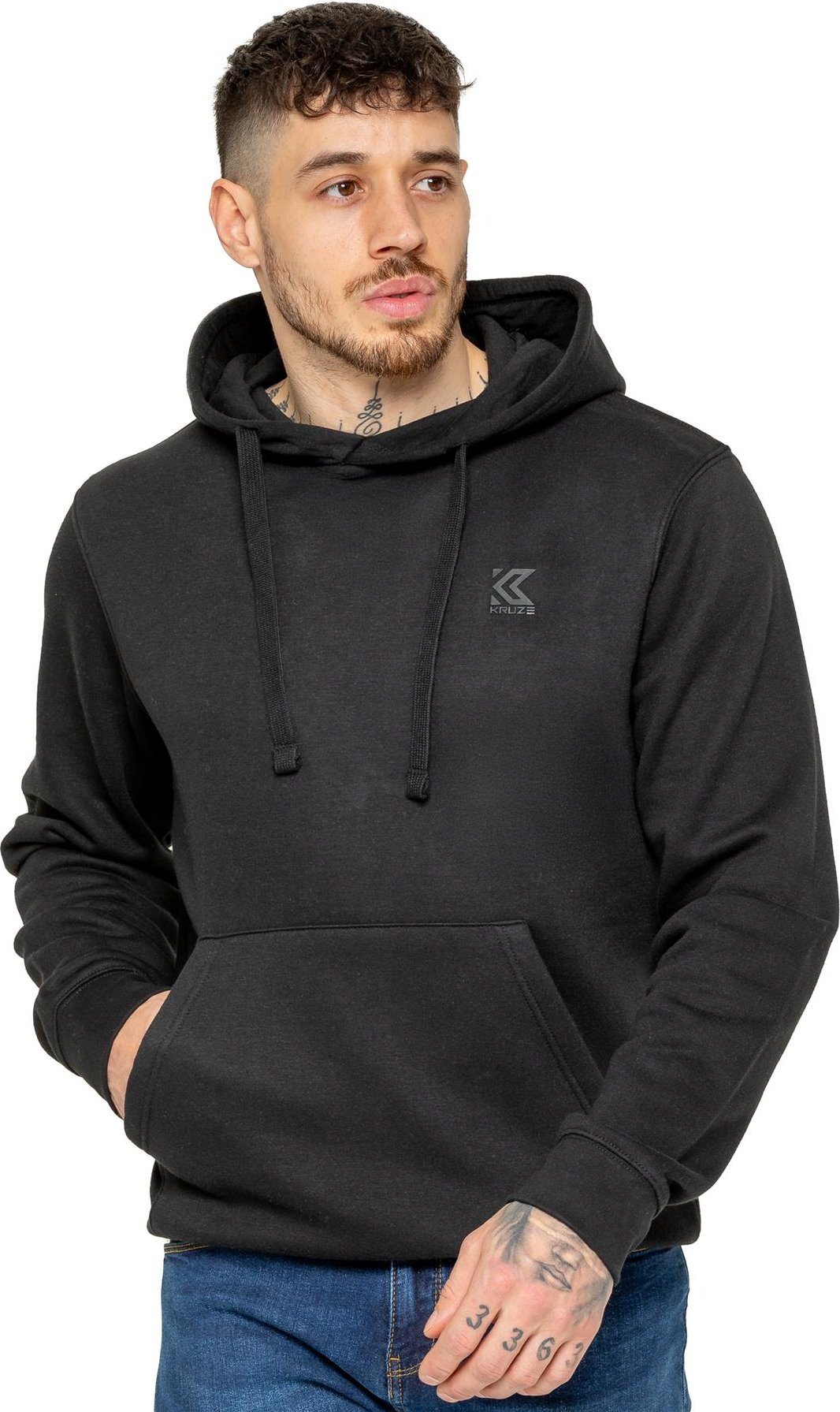 Kruze | Herren Fleece-Kapuzenpullover