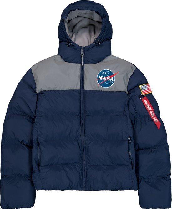 NASA Holographic Print Winter Jacket