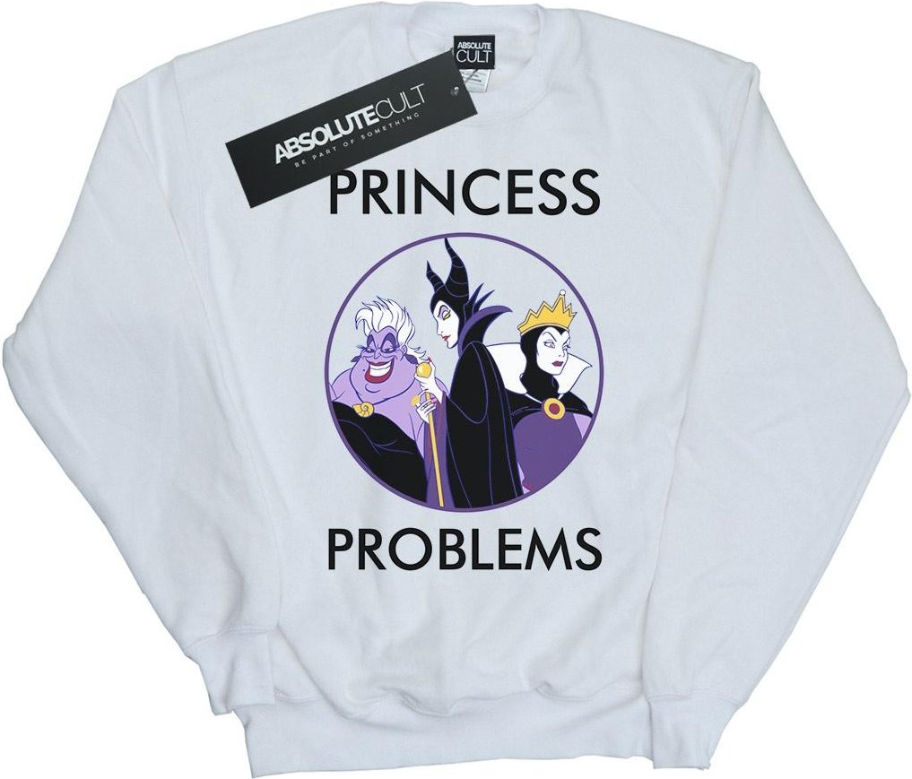 Disney Girls Villains Prinzessin Kopfschmerzen Sweatshirt (weiß)