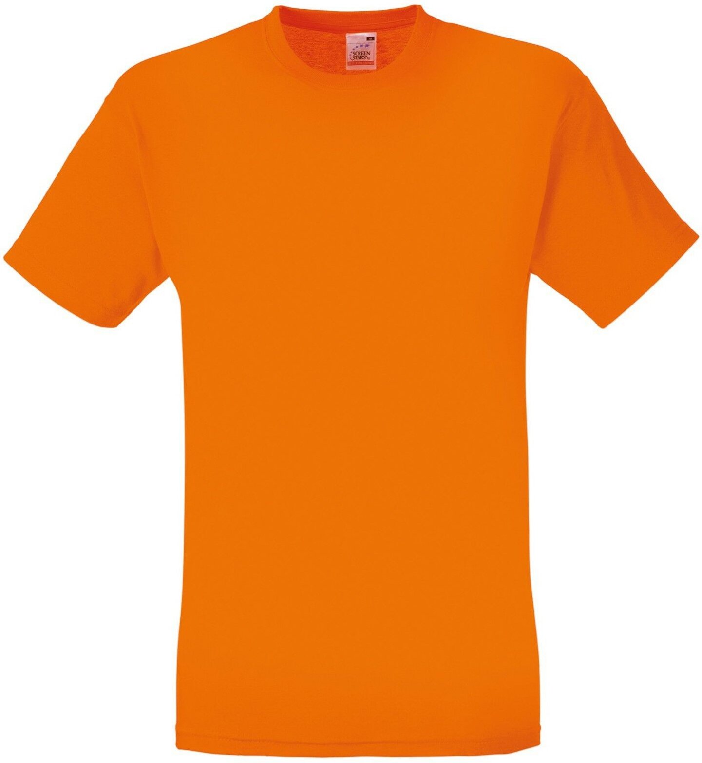 Screen Stars Fruit Of The Loom Original Herren T-Shirt, Kurzarm (Orange)
