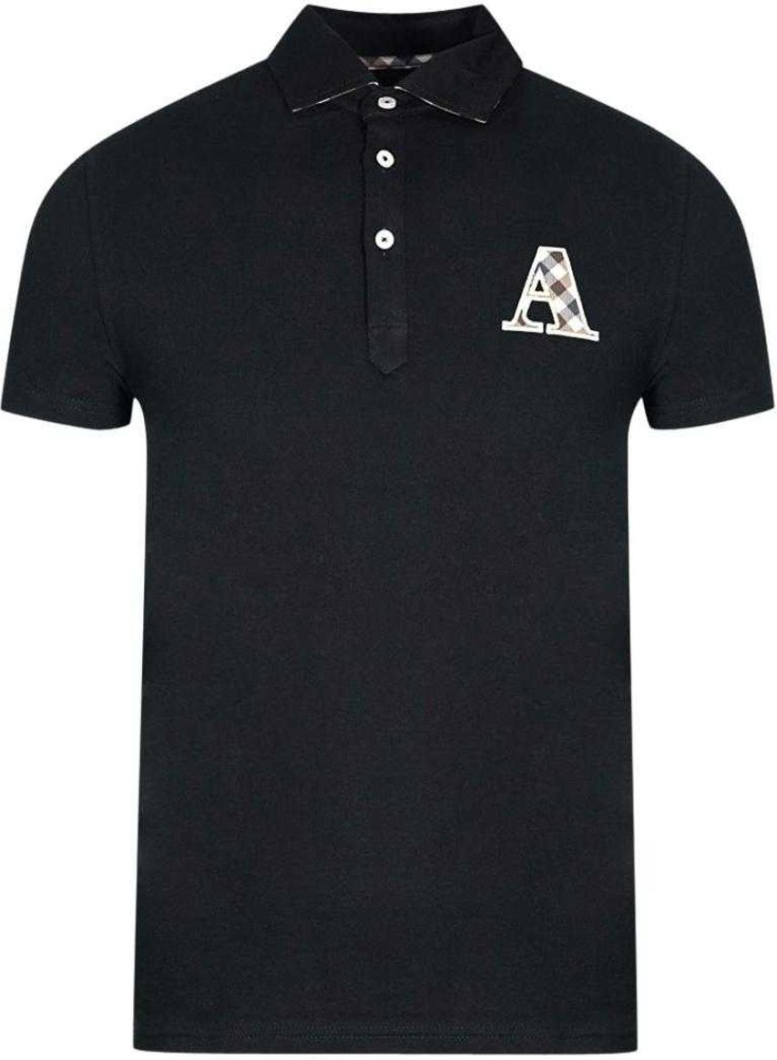 Aquascutum - Poloshirt für Herren (Schwarz)