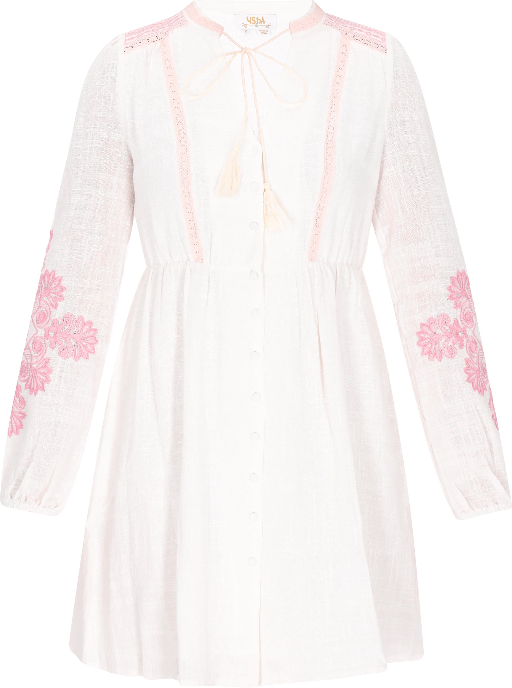 usha Kleid Frauen cremefarben