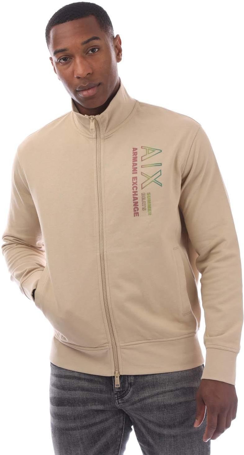 Armani Exchange Herren Sommer Beats Sweatshirt (Beige)