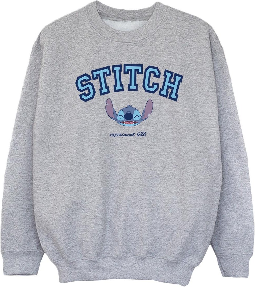 Disney - "Lilo And Stitch Collegial" Sweatshirt für Mädchen (Grau)
