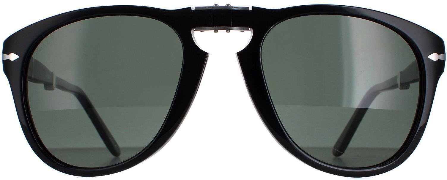 Lunettes de soleil polarisées vertes noires de Persol