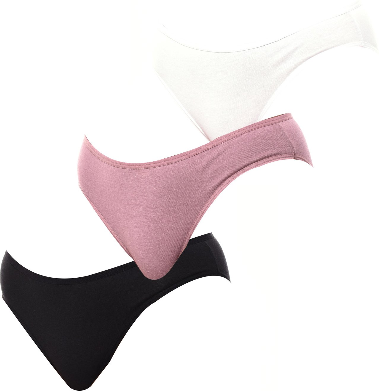 Packung mit 3 Damenhöschen aus Baumwolle KL10000