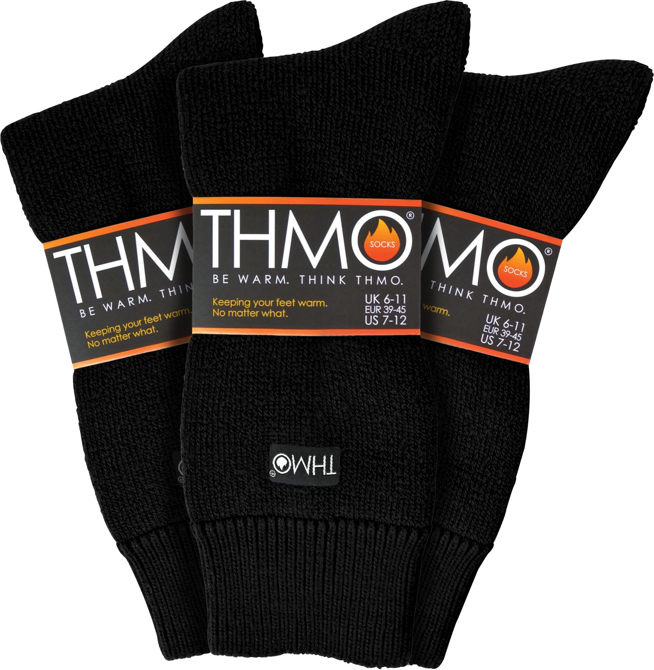 THMO - 3er Pack Multipack Herren dicke warme Wintersocken mit Comfort Top