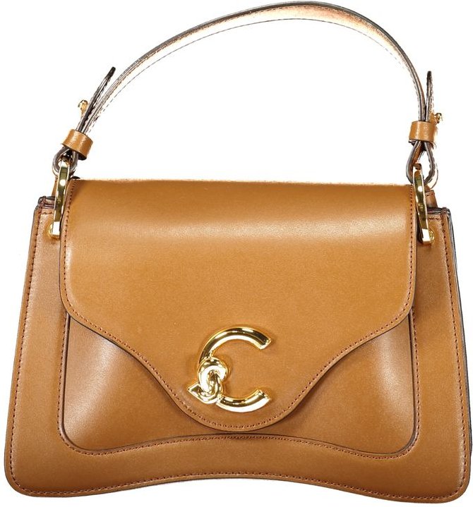 Braune Lederhandtasche