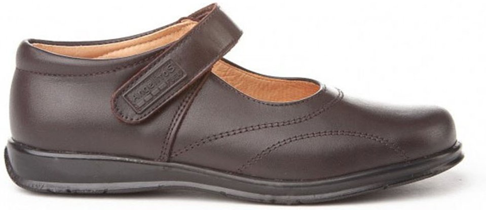 Schul-Ballerina-Schuhe aus Leder