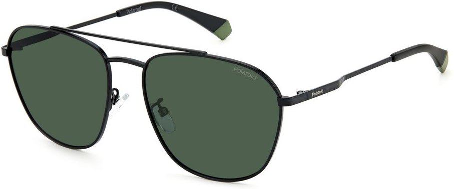 Schwarze Edelstahl-Sonnenbrille