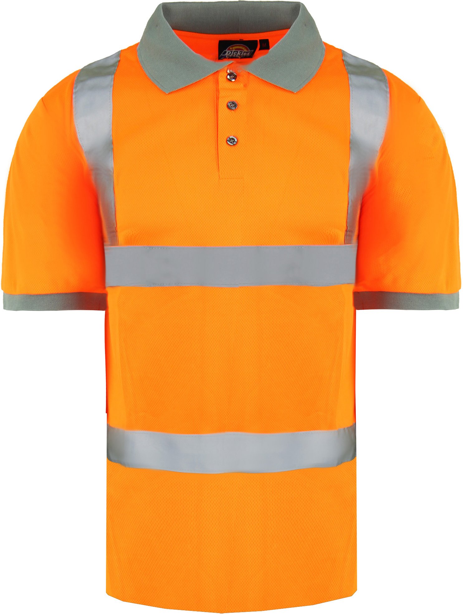 Dickies hohe Sichtbarkeit Herren Orange Sicherheit Polohemd