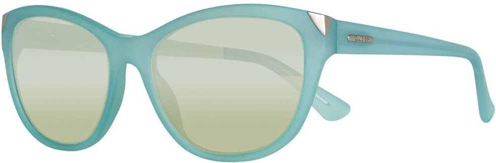 Gu7742 Katzenaugen-Sonnenbrille Hellblau