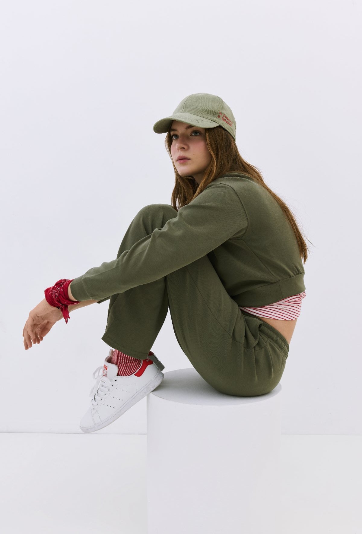 Gerade geschnittene Freizeithose aus Baumwolle