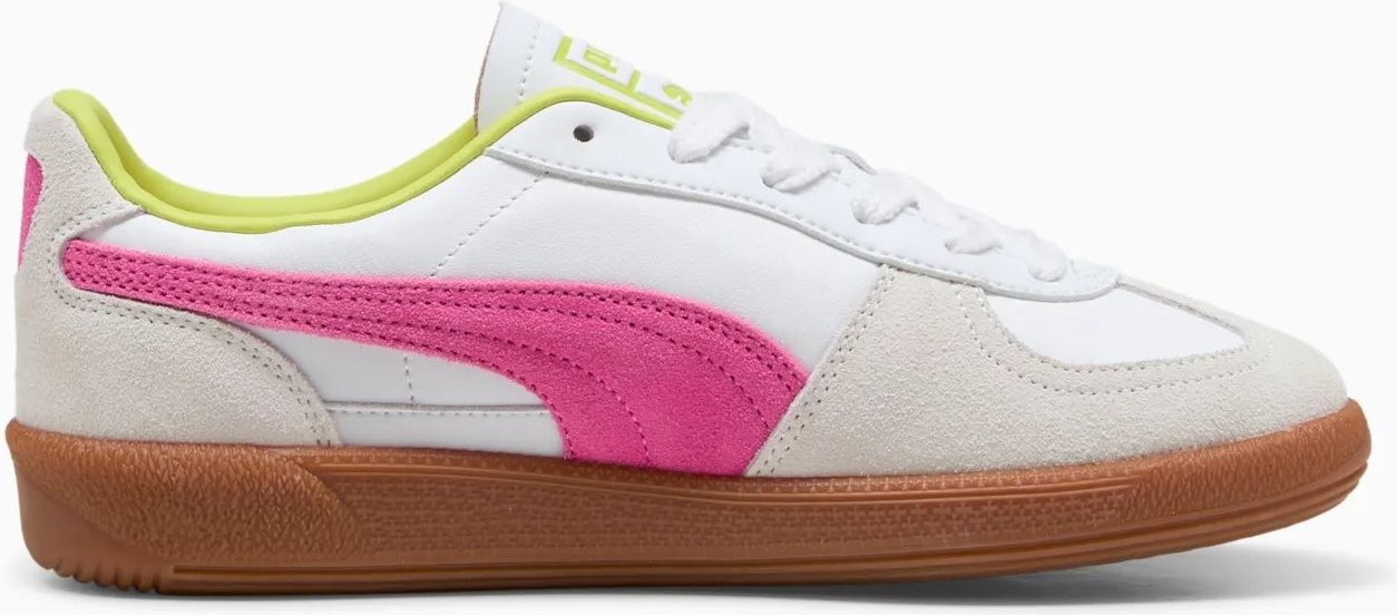Puma Palermo Leder Herren Sneakers Weiß/Rosa