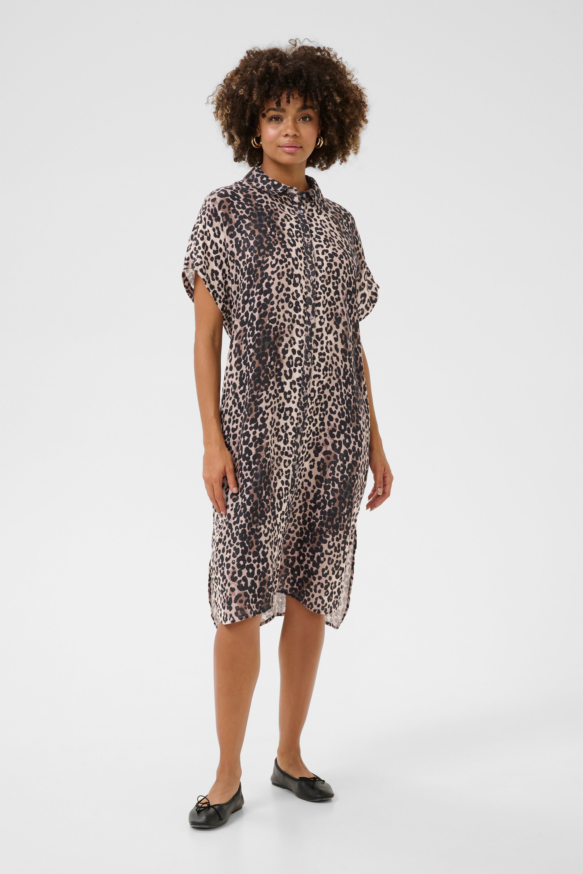 Kleid Oversize fit animal