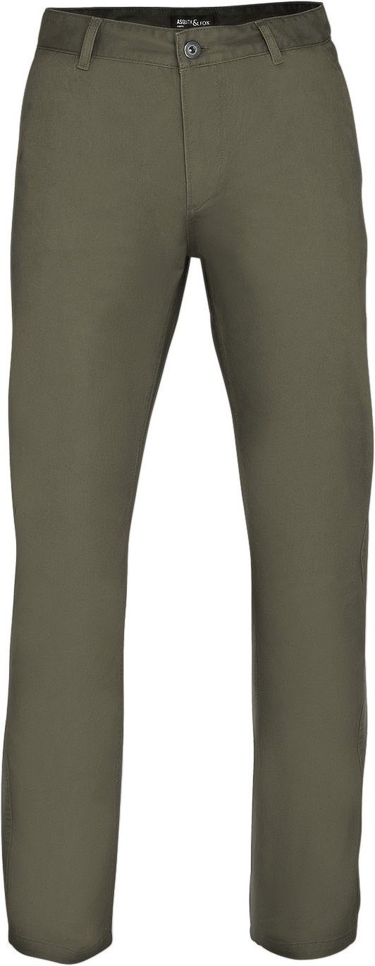 Asquith & Fox Herren Classic Casual Chinos/Hosen (Schiefer)