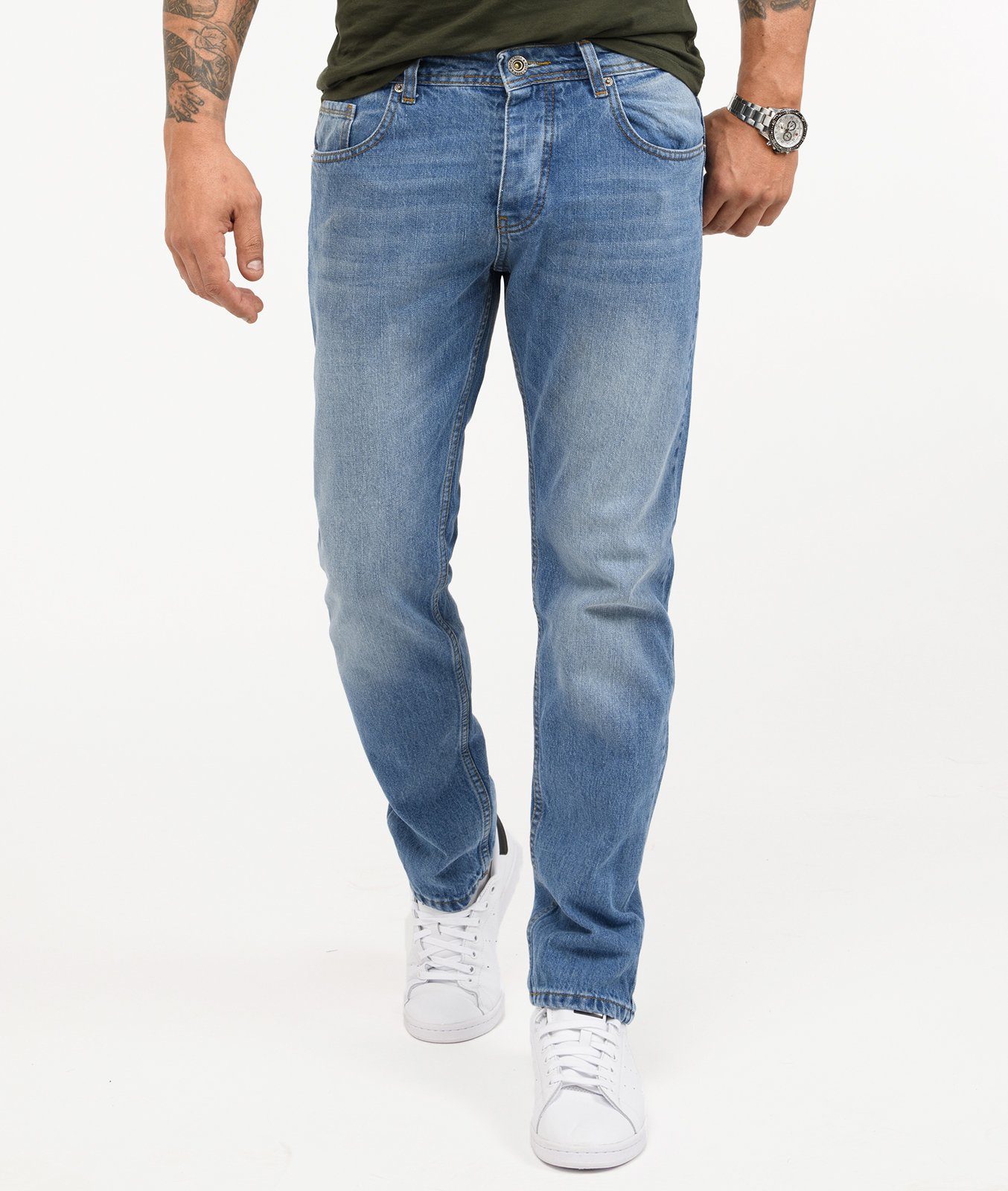 Thumbnail - Rock Creek Jeans Hellblau