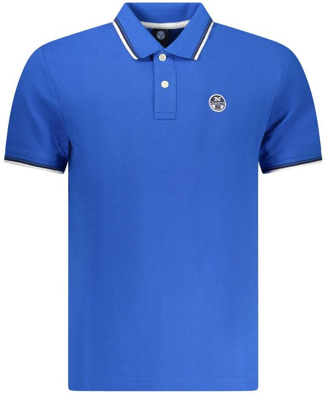 North Sails Blaues Baumwolle Herren Poloshirt