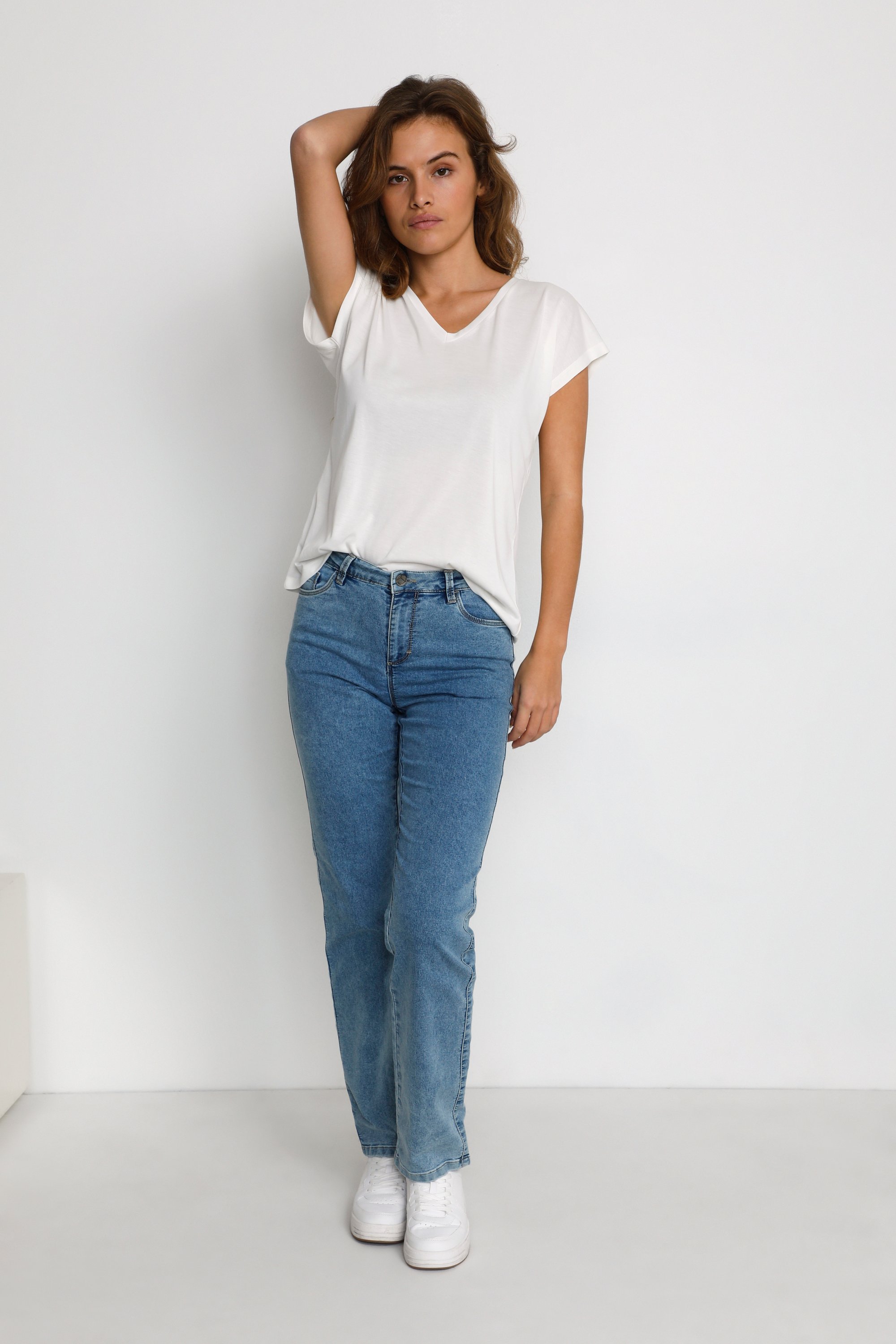 T-Shirt mit lässiger Passform offwhite