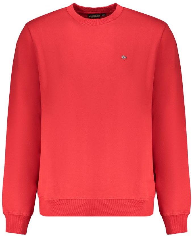 Crew-Neck-Sweatshirt Rot