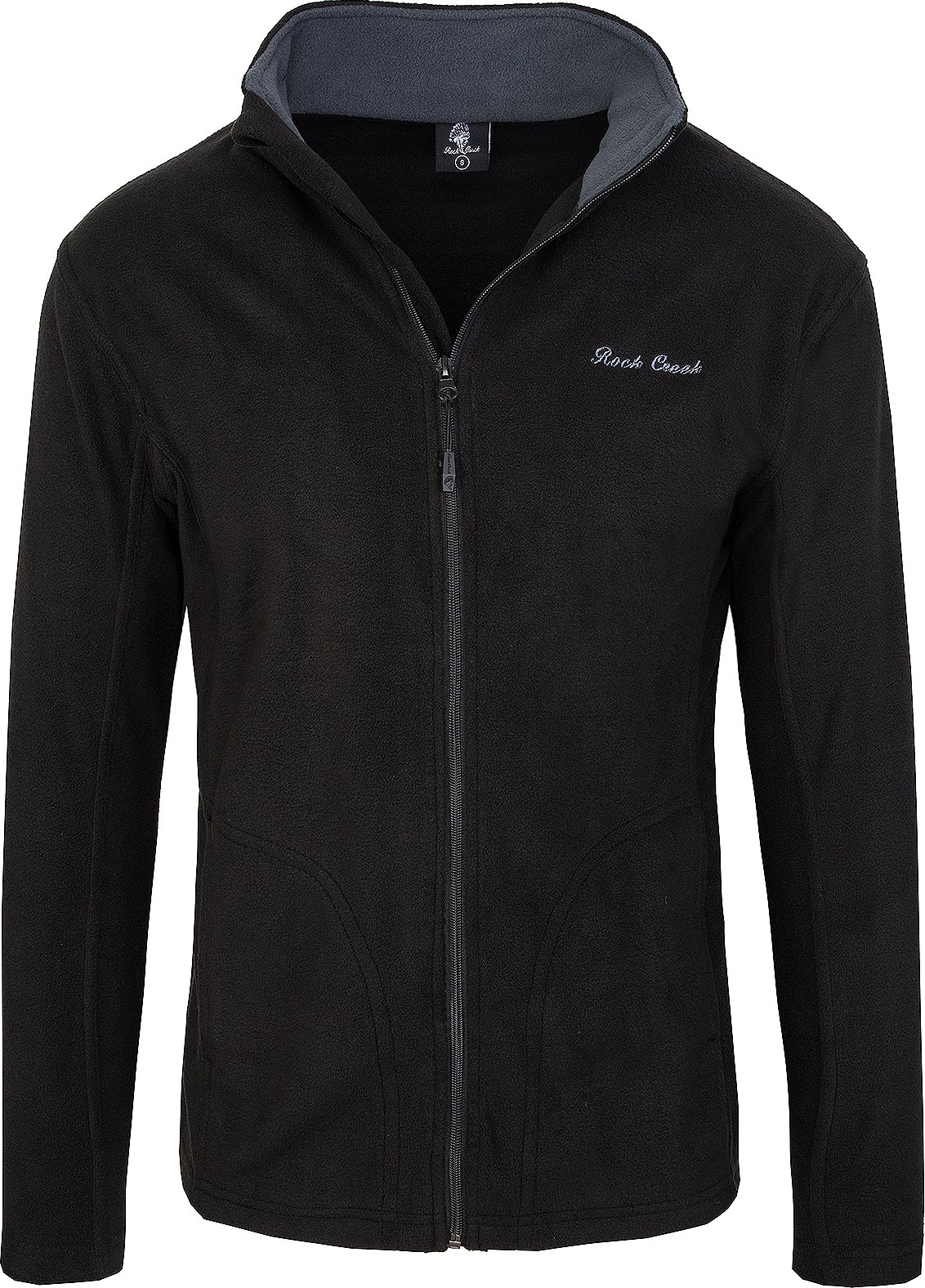 Thumbnail - Rock Creek Fleecejacke Schwarz