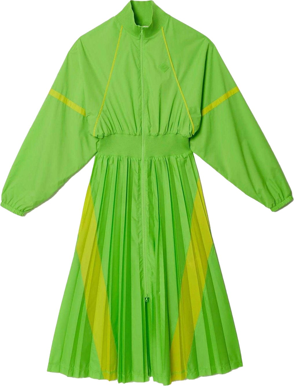 Lacoste - Kleid für Damen, Mit Falten (Grün)