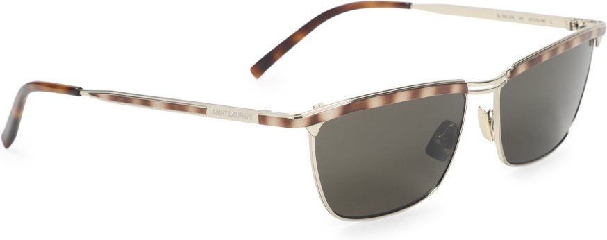 Goldene Metall-Sonnenbrille