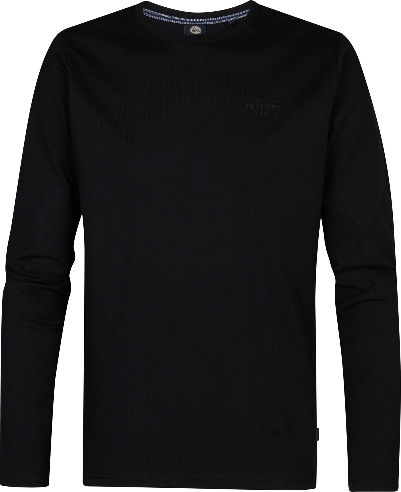 Petrol Industries - Langarmshirt mit Logo Dolphinpark Herren - Schwarz