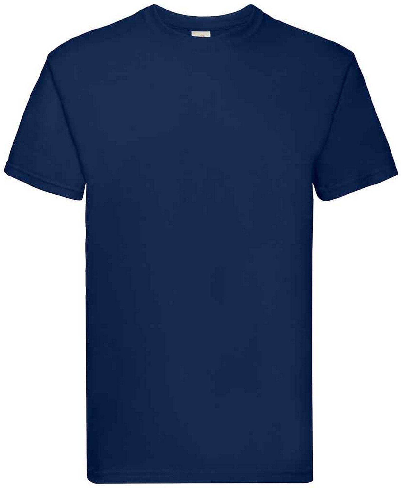 Fruit of the Loom - "Super Premium" T-Shirt für Herren/Damen Unisex (Marineblau)