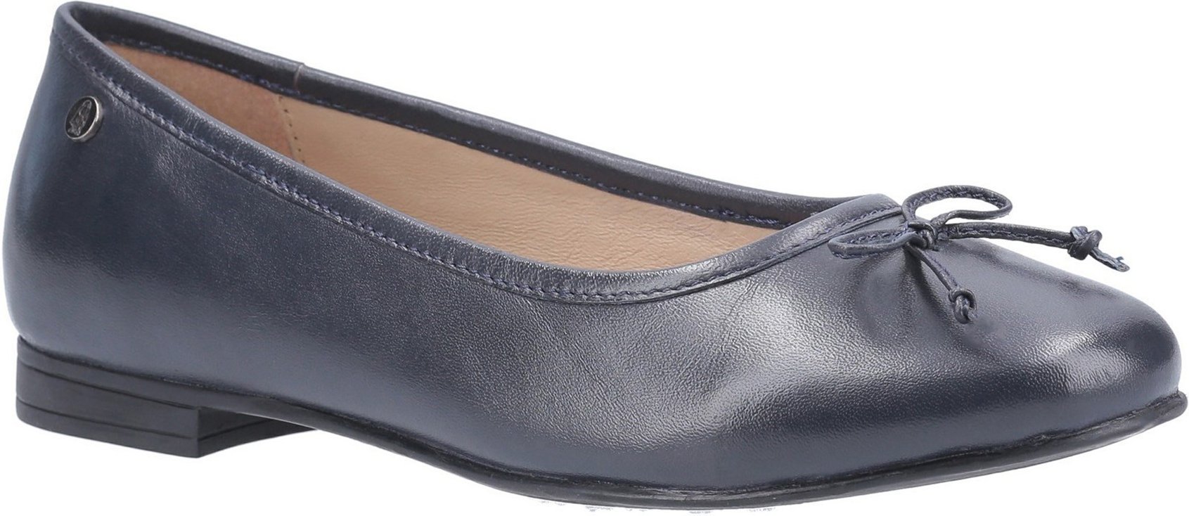 Hush Puppies Womens/Ladies Naomi Slip On Leder Ballett Pumpe (Navy)