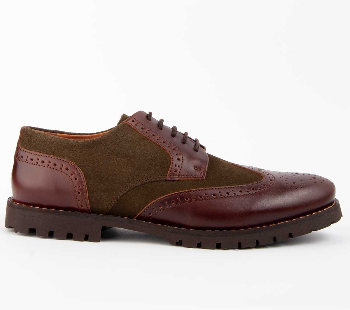 Purapiel Oxford-Schuh Herac Grün
