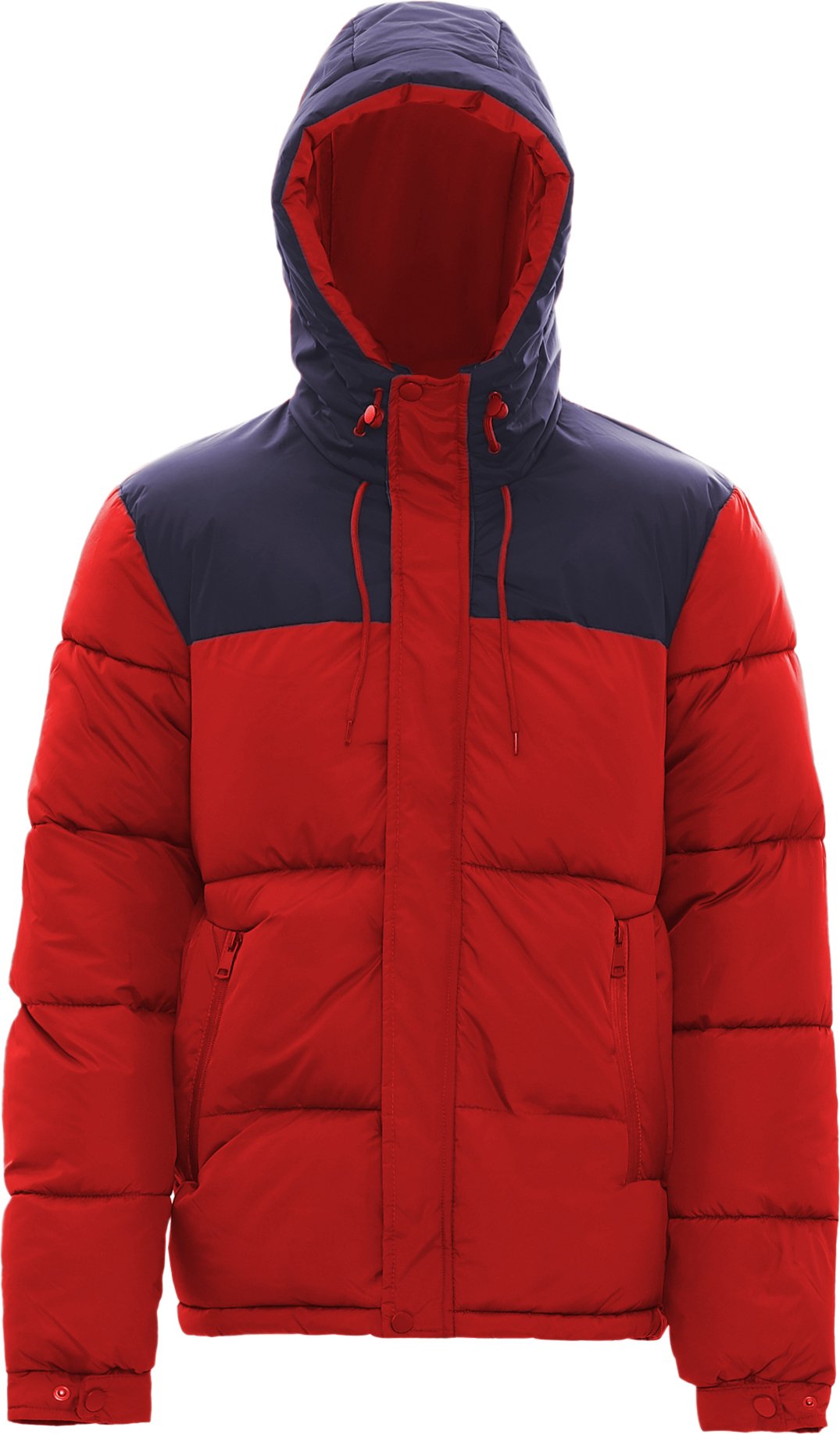 Mo Steppjacke Herren Rot Marine