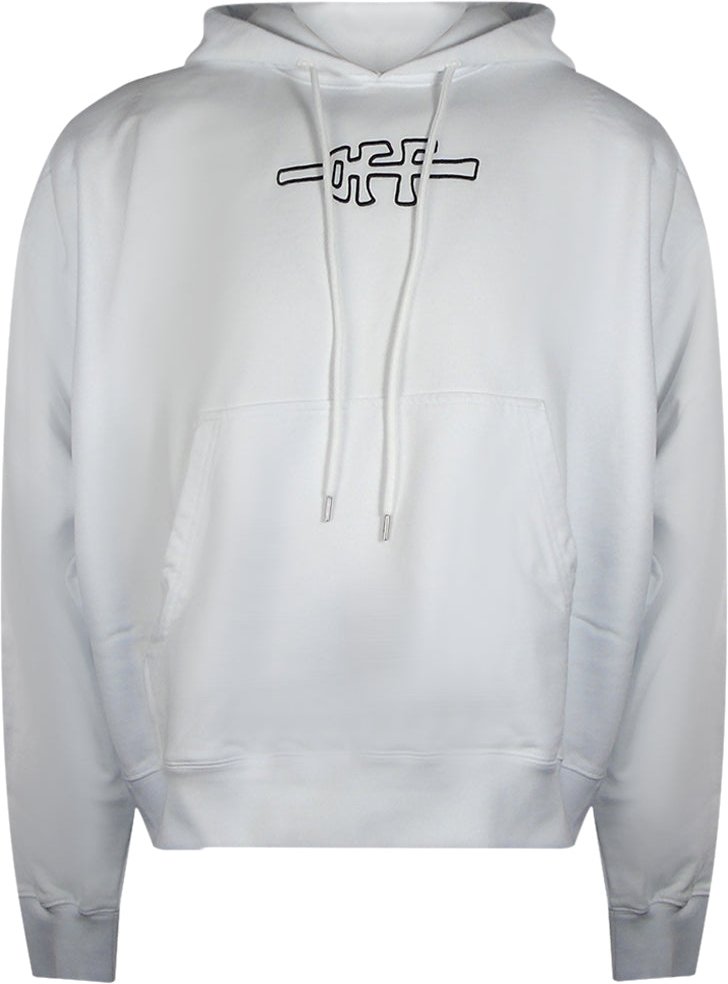 Off-white Off Line Skate Hoodie Weiß