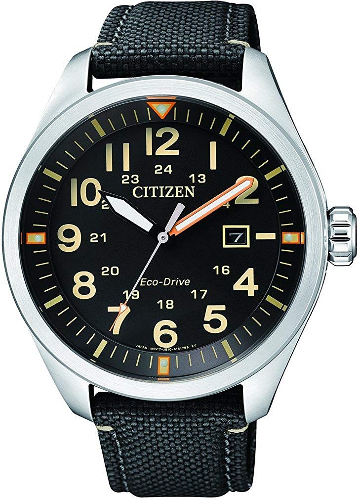 Citizen Aviator Schwarz Herren Armbanduhr AW5000-24E
