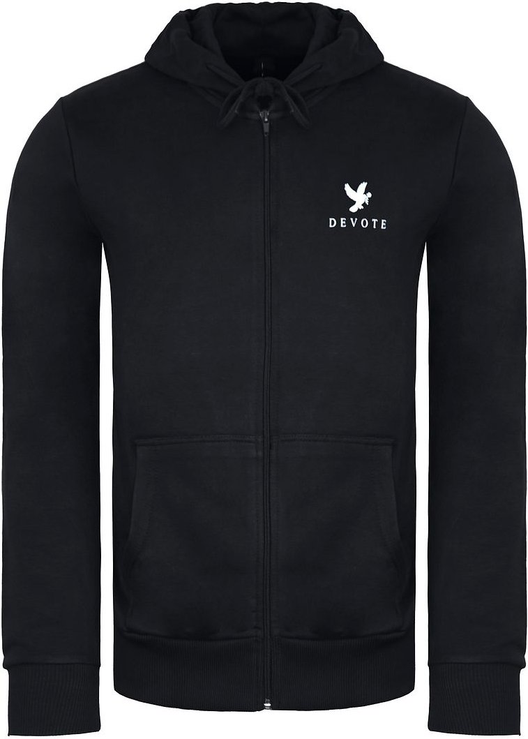 Devote London Dove Mens Black/White Hoodie