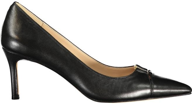 Twinset Schwarze Leder Damen Klassische Schuhe