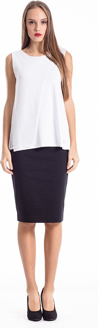 Lagen-Detail Ärmelloses Top