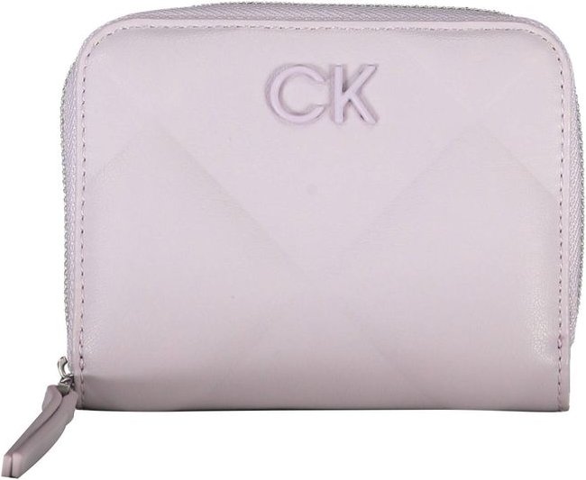 Gestepptes Reißverschluss-Wallet Lila