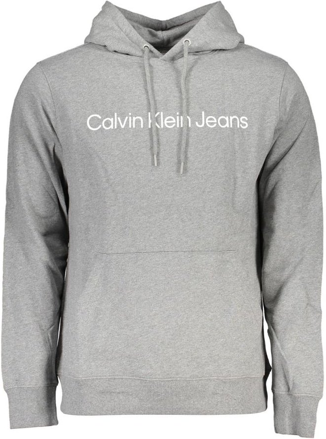 Calvin Klein Grigio Baumwoll-Herren-Sweatshirt