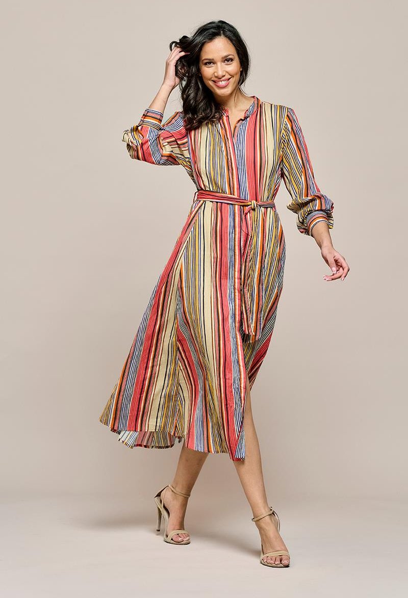 Gilly-Print-Kleid Multi